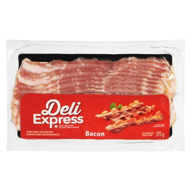2,77$ était 6,97 $, Bacon  375 g