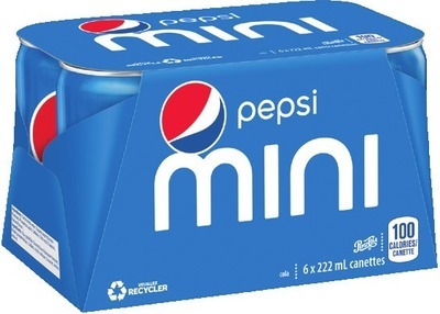 Plus de quantité   2 Pour 7 $, Pepsi Boissons gazeuses 6×222.0 ml