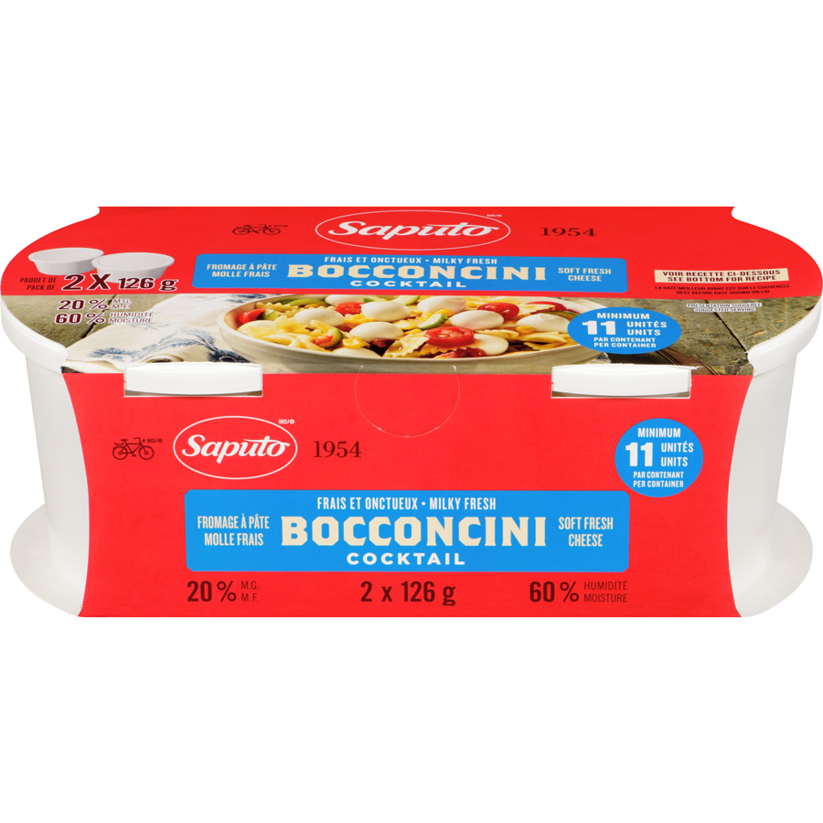 6,00 $  ch était 8,49 $ ch, Fromage Bocconcini  252 g