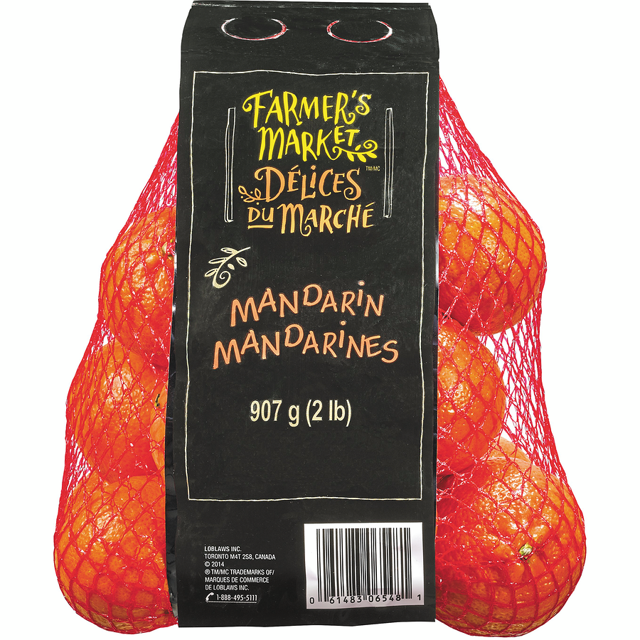 Prix bas de circulaire 4,99 $ , Mandarines, sac de 2 lb, 907 g