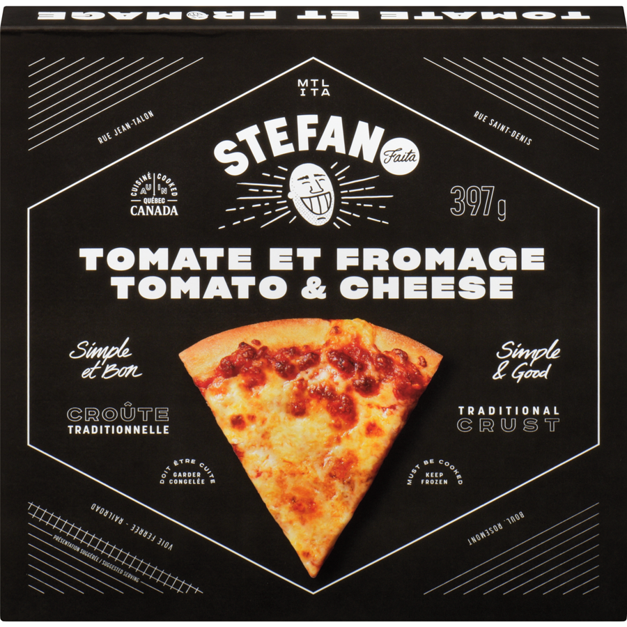 5,99 $ était 7,99 $,  PIZZA TOMATE FROMAGE 397 g