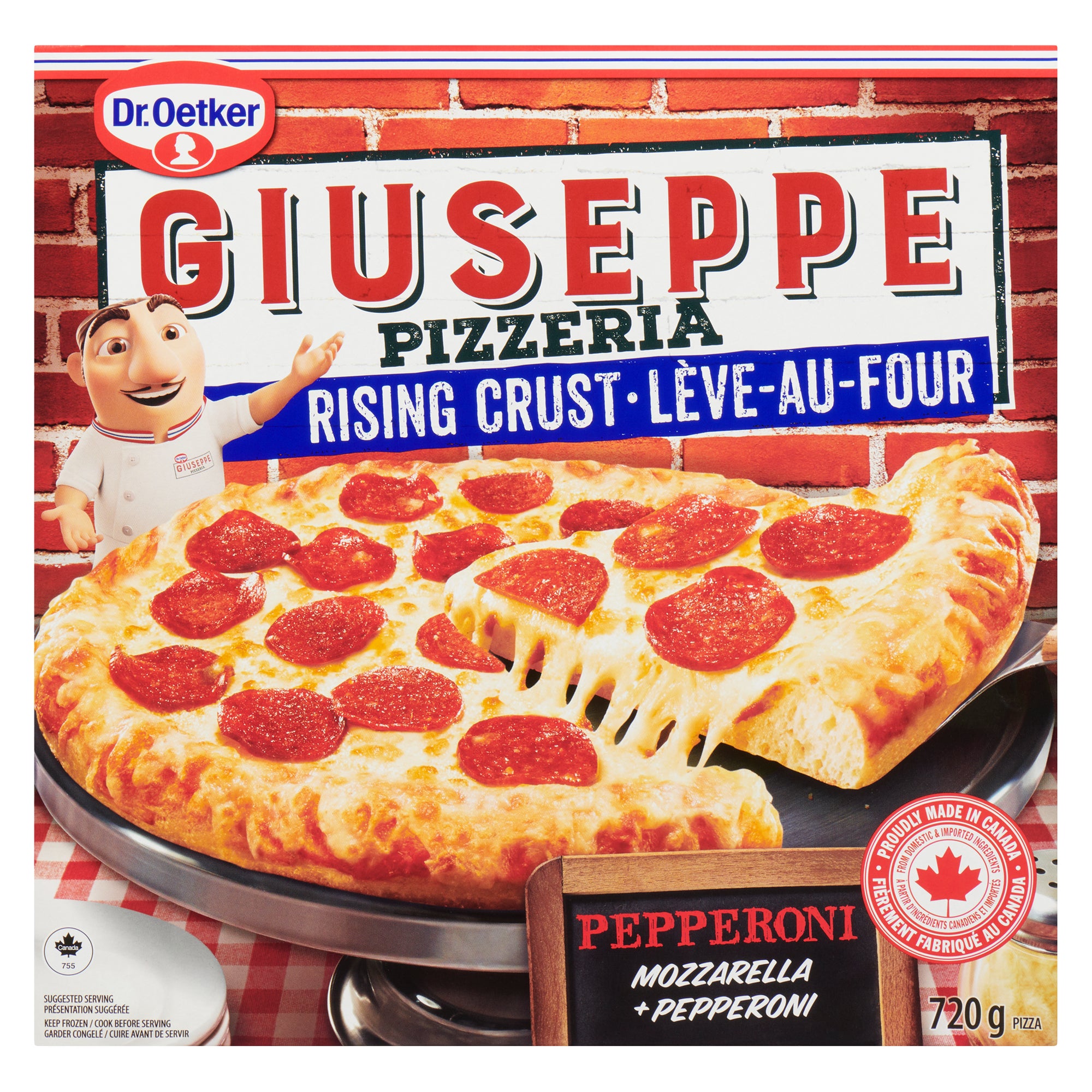 5.97$  était 6.97$, Pizza Lève au four pepperoni  – 720 g