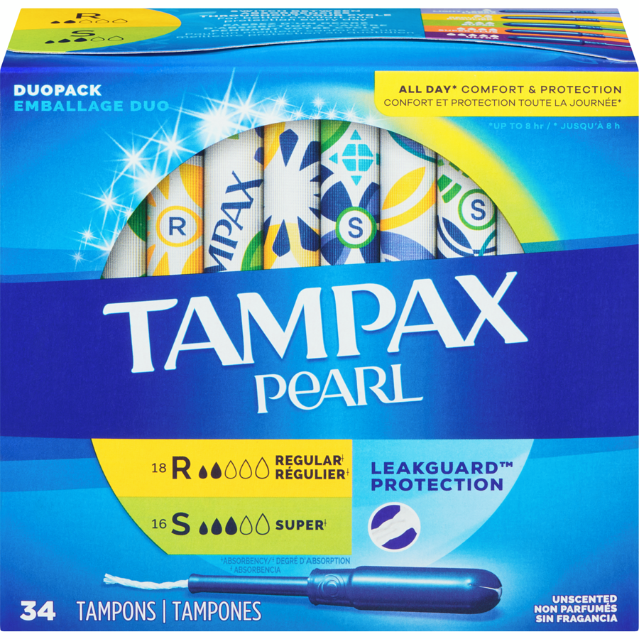 9,59 $ était 11,99 $, Tampons Pearl, Duo 34 ea