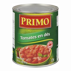 1,44 $ ch. était 2,49 $  ch, Tomates italiennes en dés 796 mL