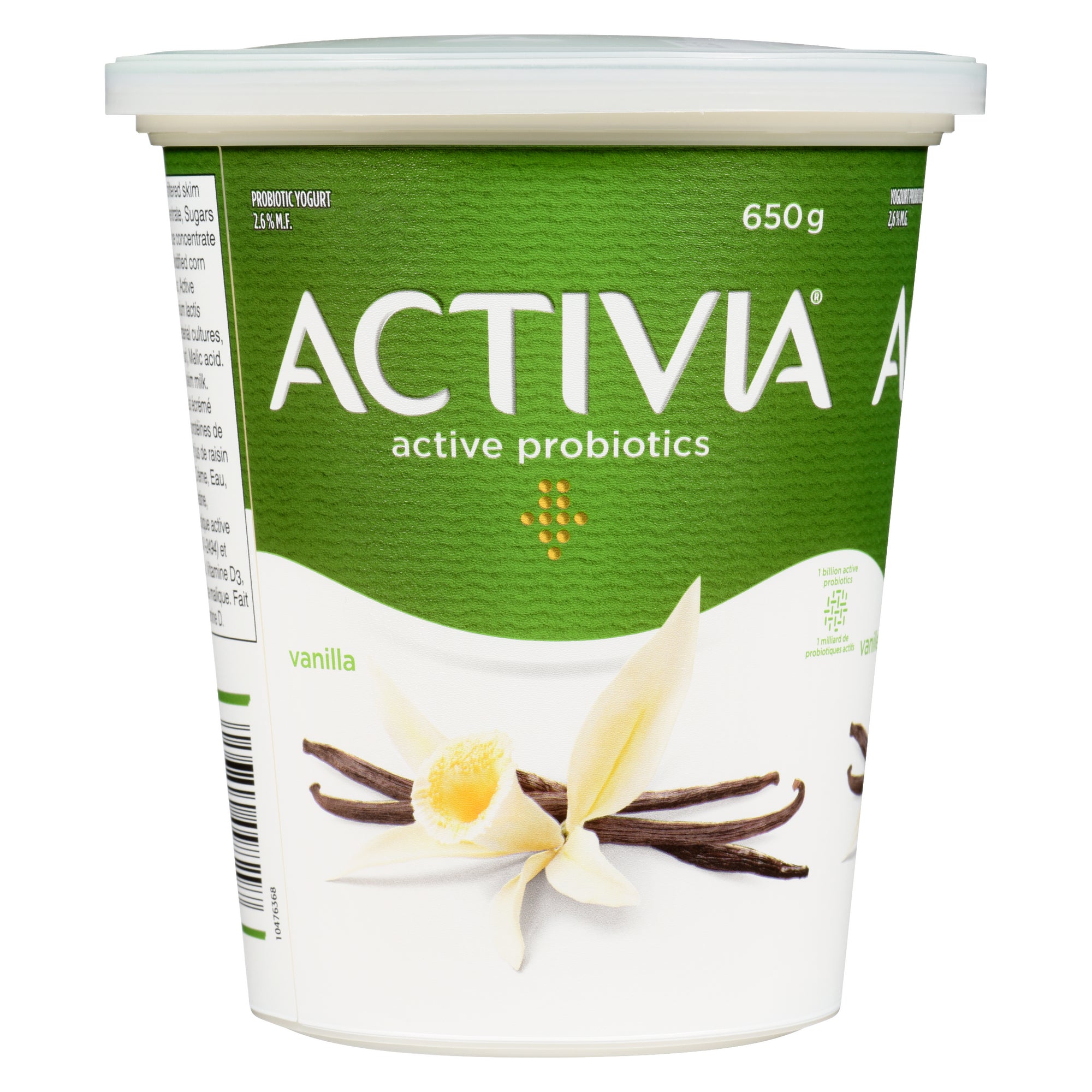 3.47$  était 4.47$, Yogourt vanille  Activia 2,9 %  – 650 g